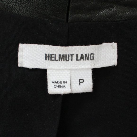 Helmut Lang Blister Leather Dark Brown Asymmetrical Jacket Petite or X-Small - Picture 15 of 16